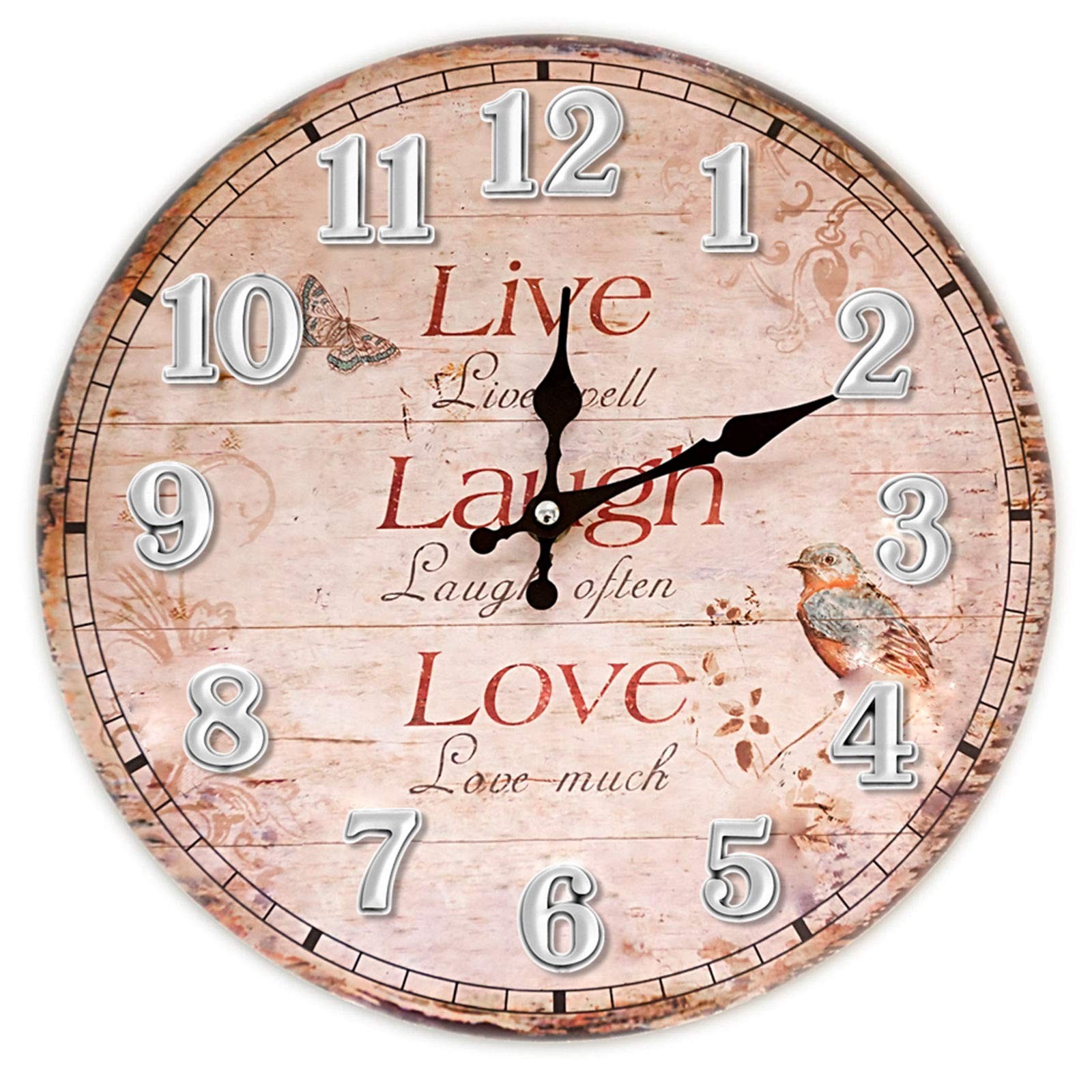 15 Pieces Clock Numerals Kit in Black Silver Gold DIY Digital Multicolor