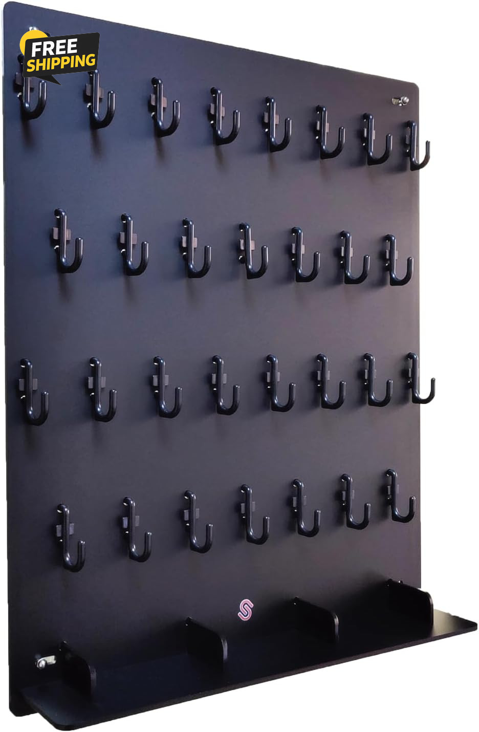 P0004 Acrylic Key Hooks Upgrade Thick Buckle 14 3/4ʺW X 18 3/4ʺL Wall-Mounted