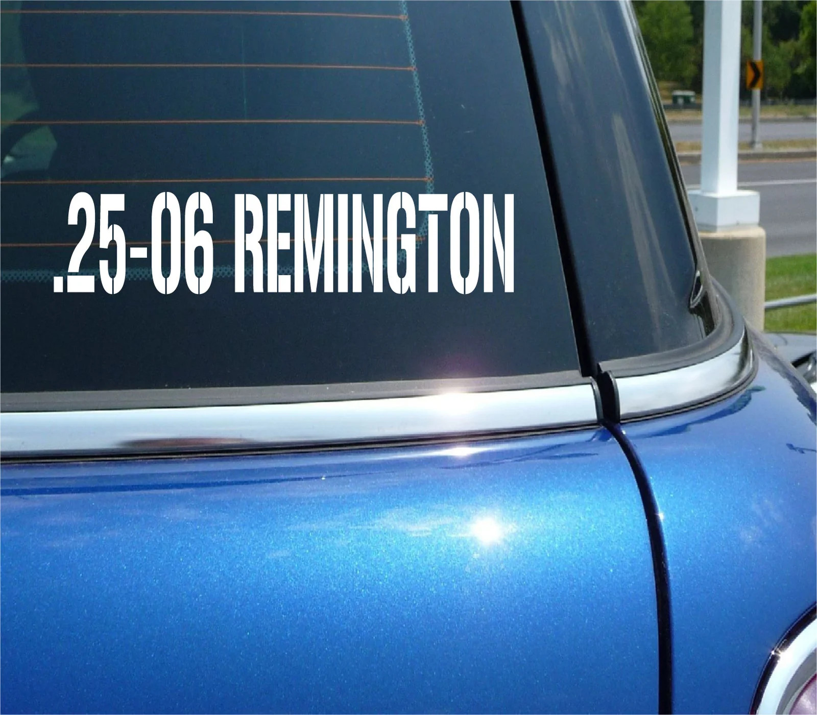 .25-06 REMINGTON VINYL DECAL STICKER FOR AMMO CAN BULLET BOX SHELL CALIBER RIFLE