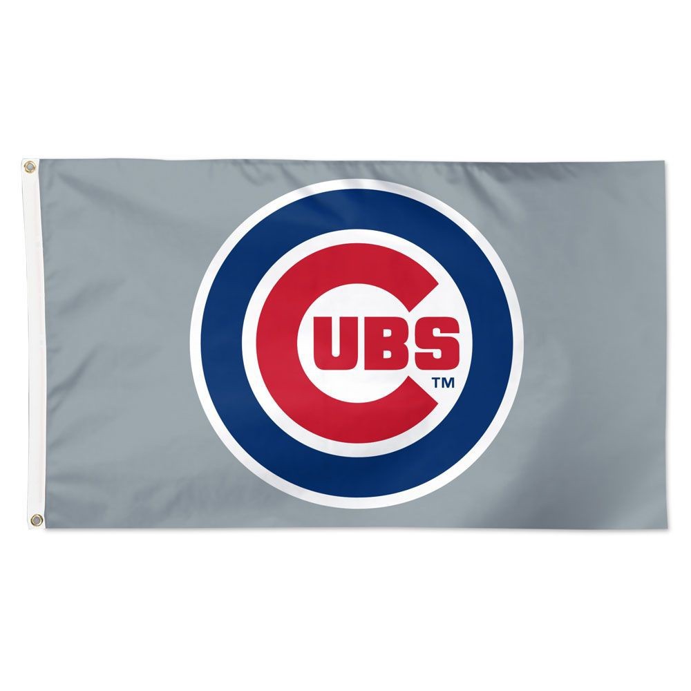 Chicago Baseball Team Memorable Gray Flag 90×150 cm 3×5 ft Cubs Souvenir Banner