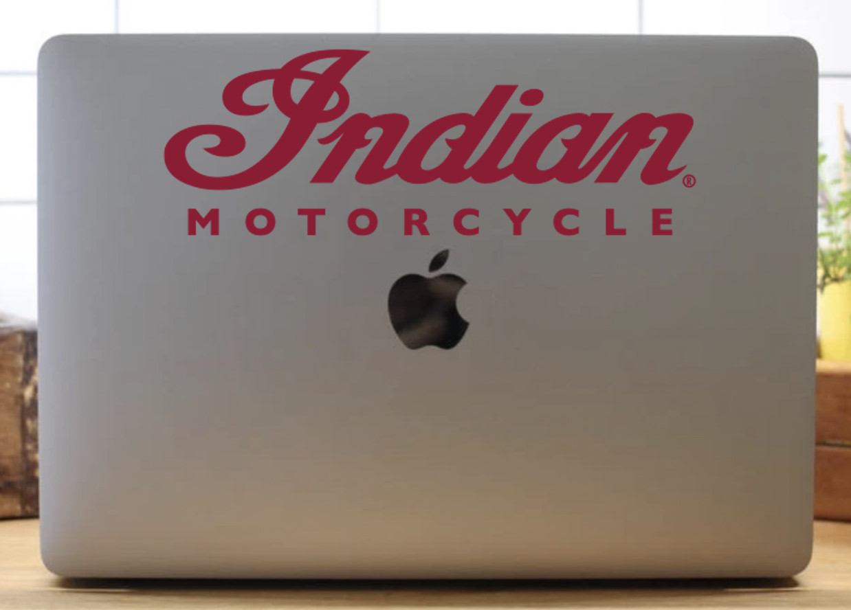 Indian Motorcycles Logo Decal- Riding Sticker- Bike Decal- Vinyl Decal