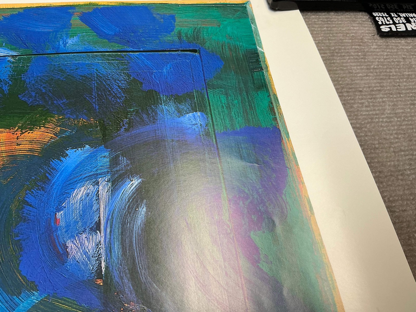 HOWARD HODGKIN Sad Flowers SIGNED 30″ x 33.5″ Offset Lithograph 1995
