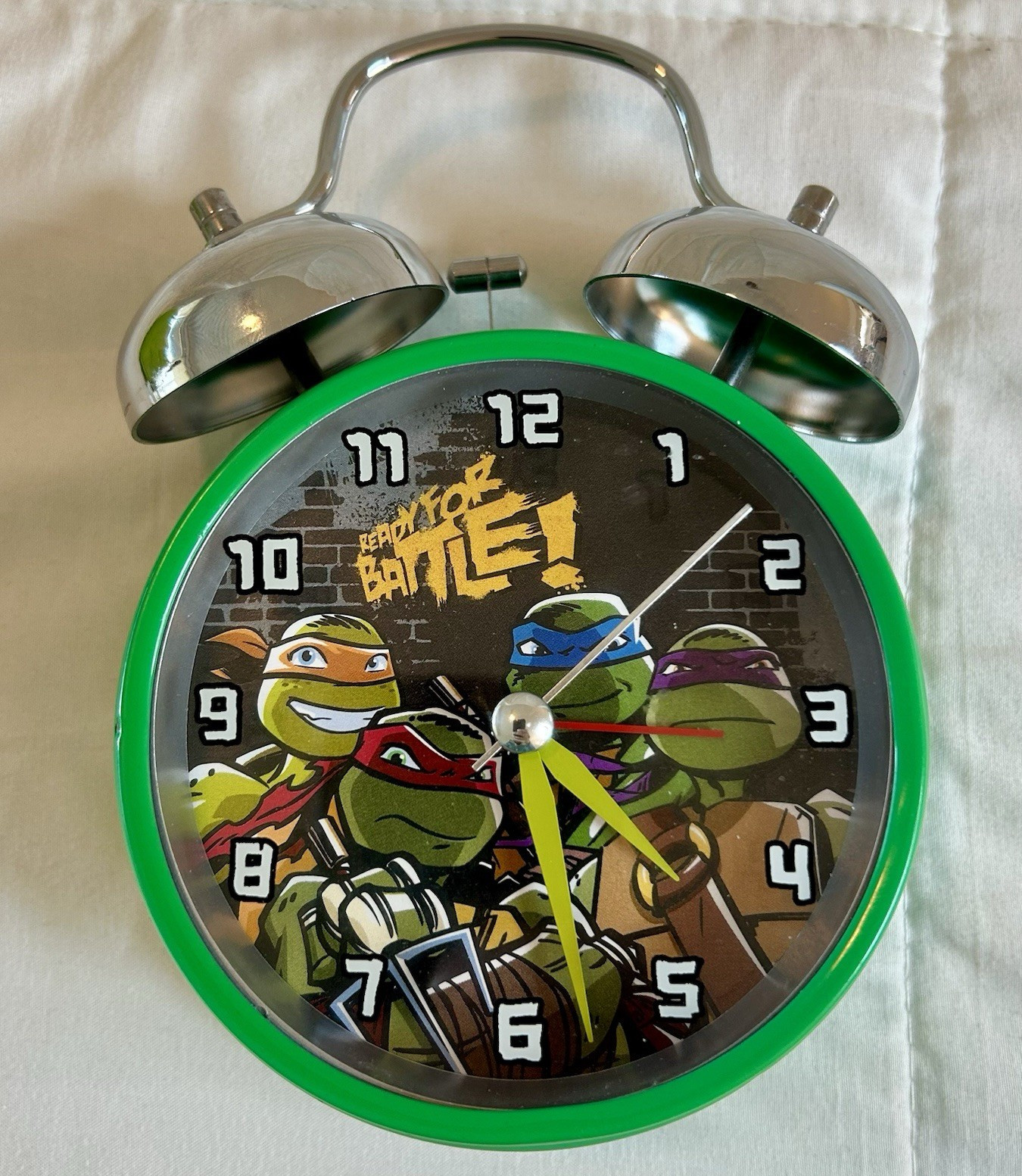 Vintage 1990’s Nickelodeon Teenage Mutant Ninja Turtles Twin Bell Alarm Clock