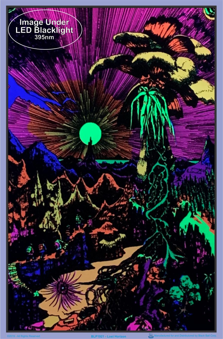 Lost Horizon Blacklight Poster 23 x 35