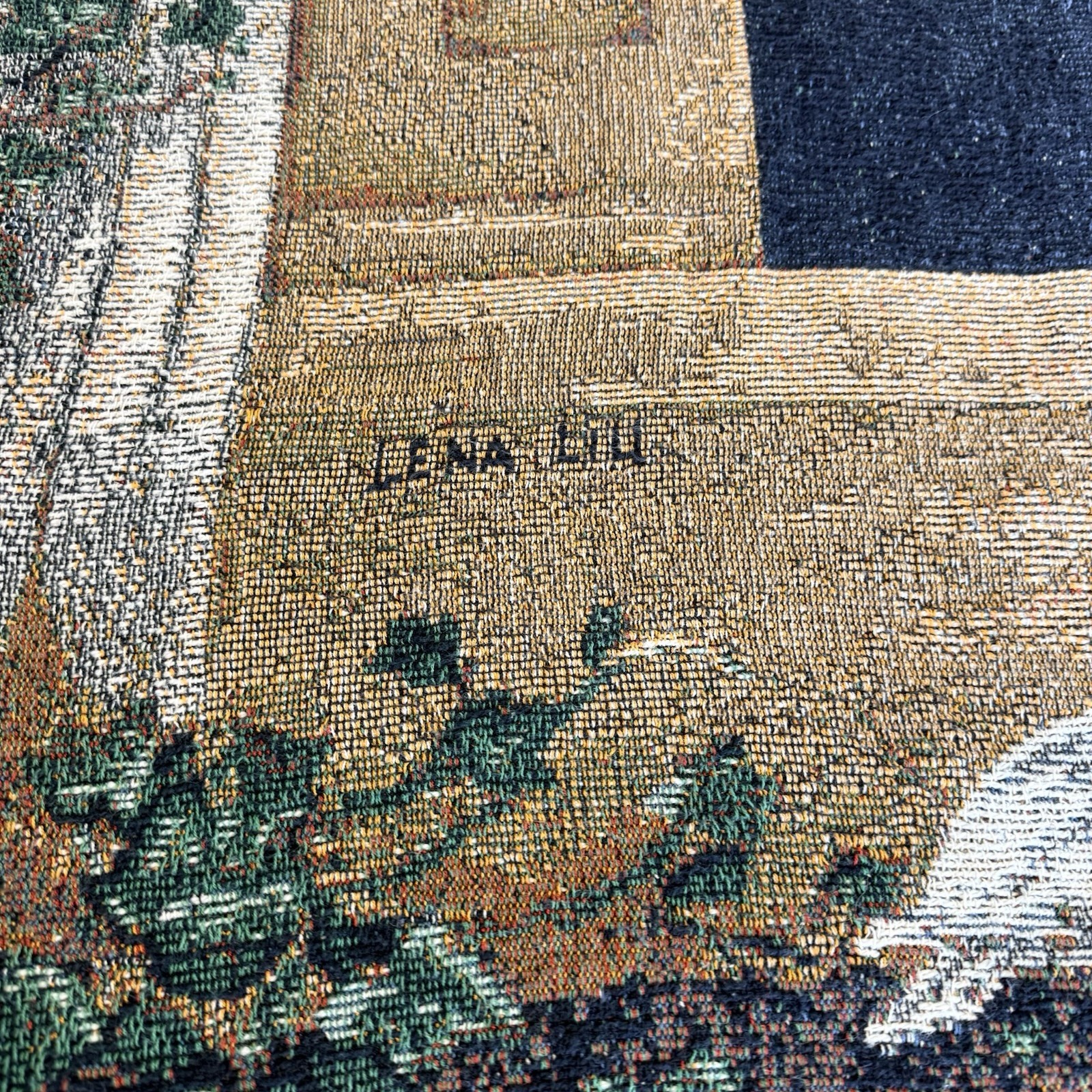 Lena Liu Guardian Angel Christmas Woven Throw Blanket Tapestry 51 X 68