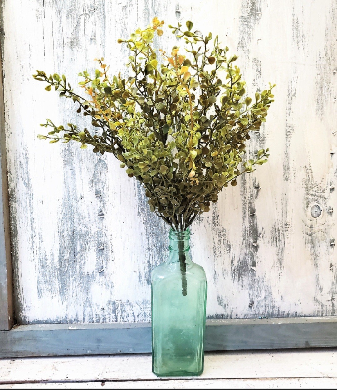 12″ Faux Realistic Baby Grass Greenery Pick Stem – Spring Greenery- Everyday