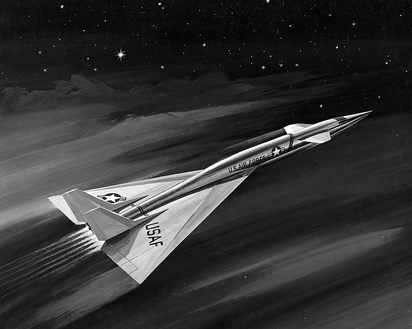 XB-70 VALKYRIE IN FLIGHT ARTISTIC RENDERING PHOTOGRAPH PHOTO PRINT