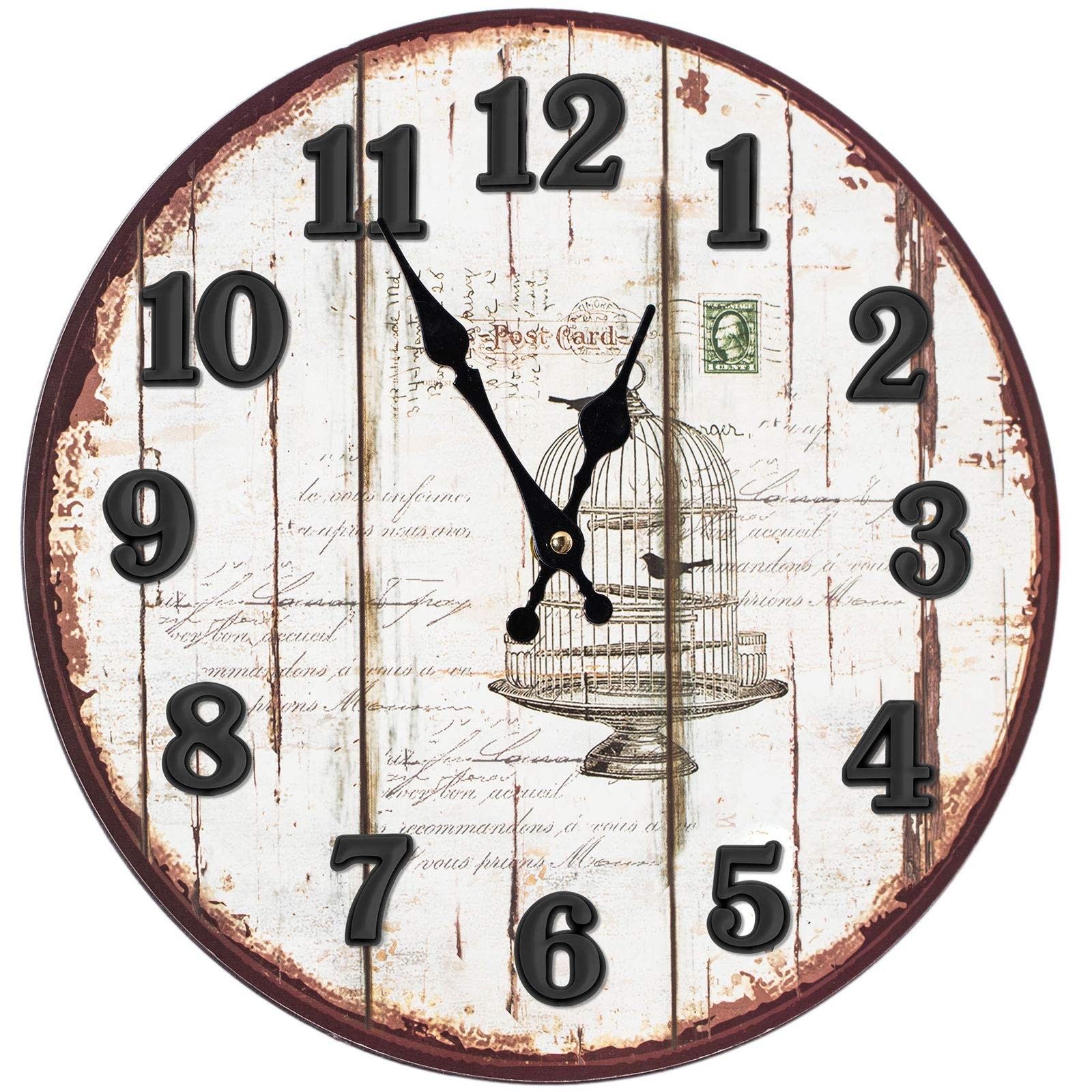15 Pieces Clock Numerals Kit in Black Silver Gold DIY Digital Multicolor