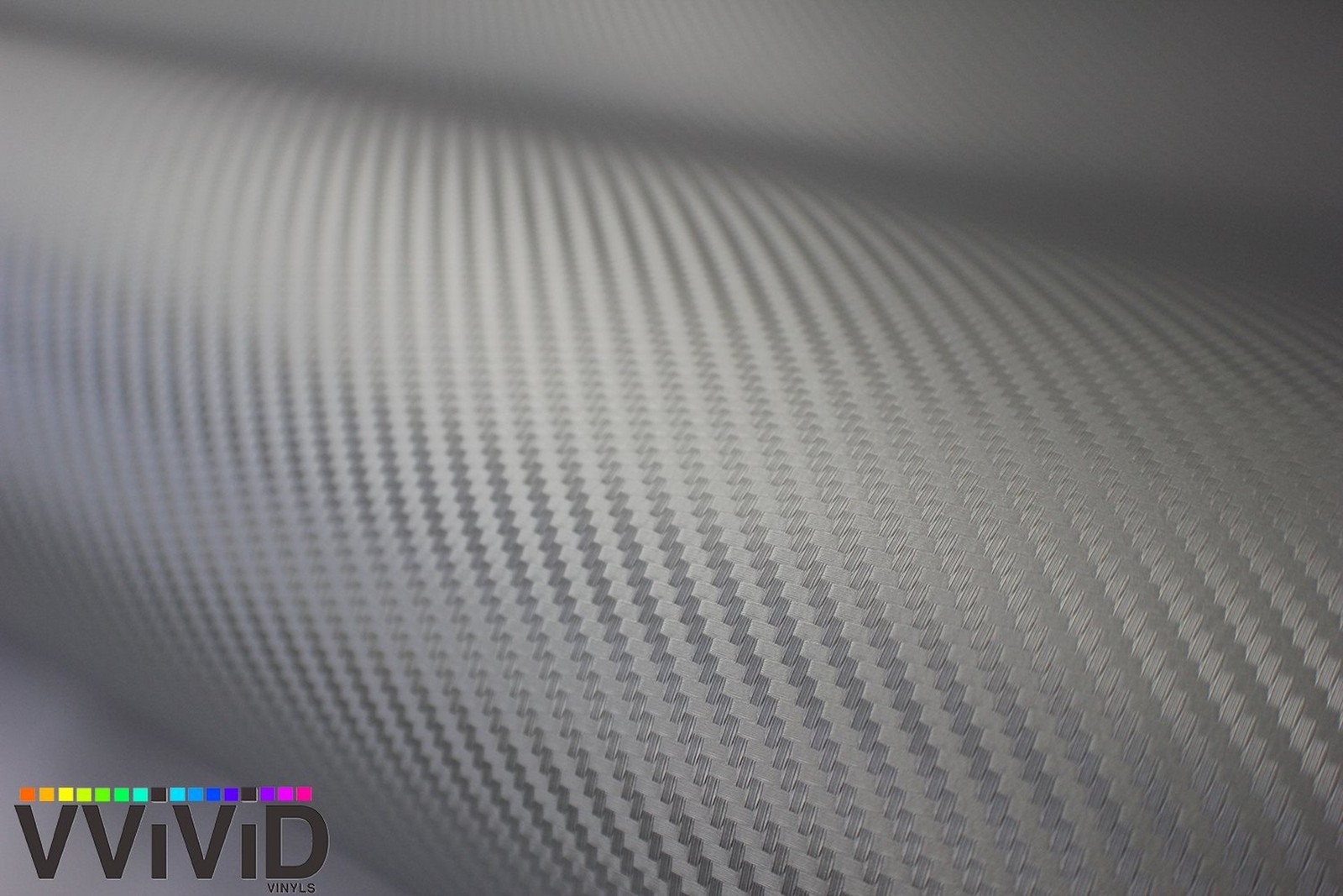 VVIVID XPO Sterling Silver 3D Carbon Fiber 5 Feet x 1 Foot Vinyl Wrap Roll wi…