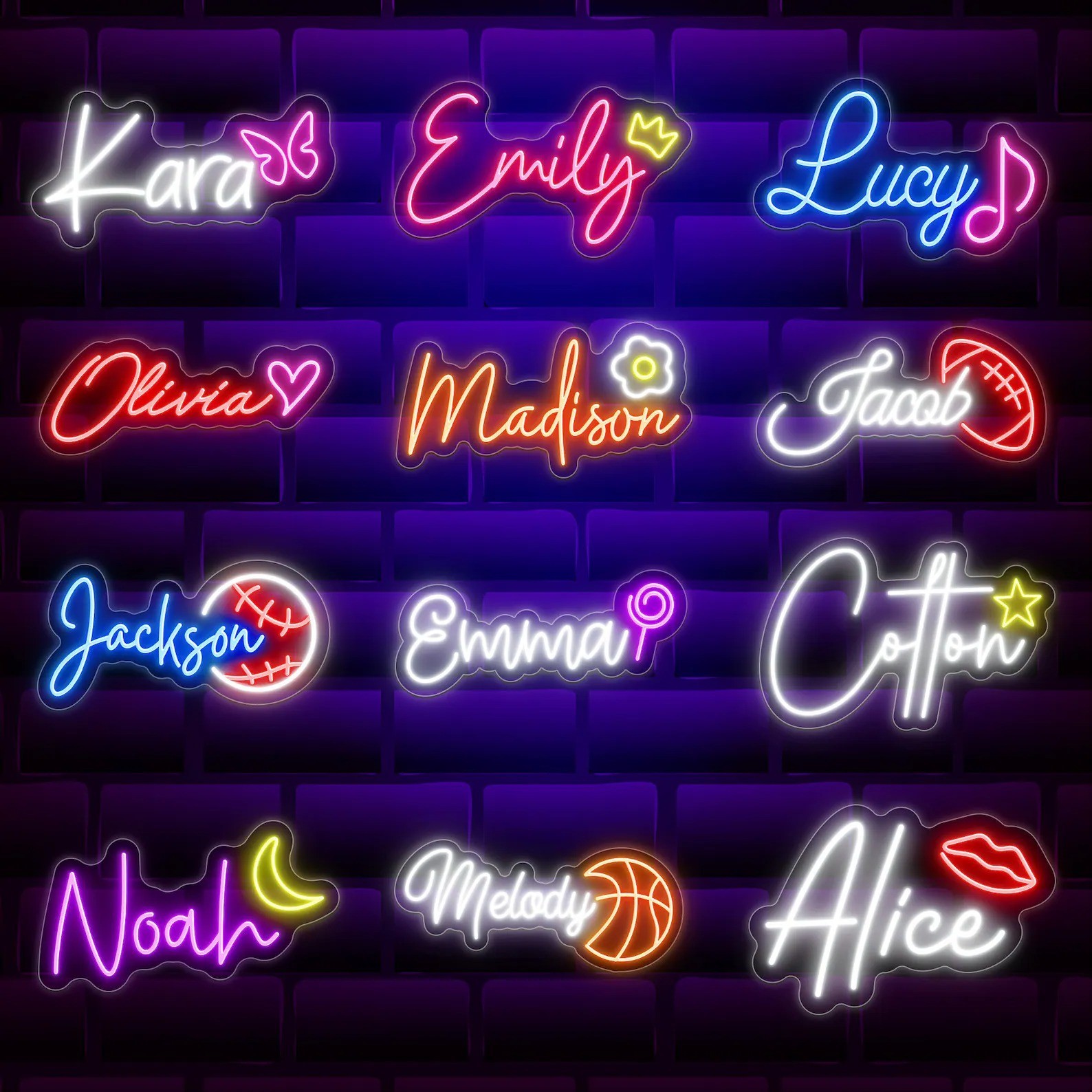Any Text HERE Any Name Custom Made Customize Personalized LED Neon Light Sign