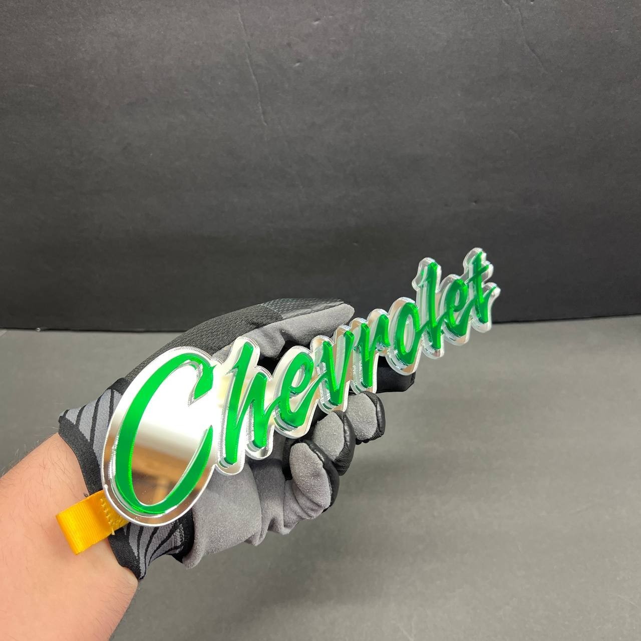 Custom Laser Cut Acrylic Emblem Badge for Car–MultiColor Personalized Name