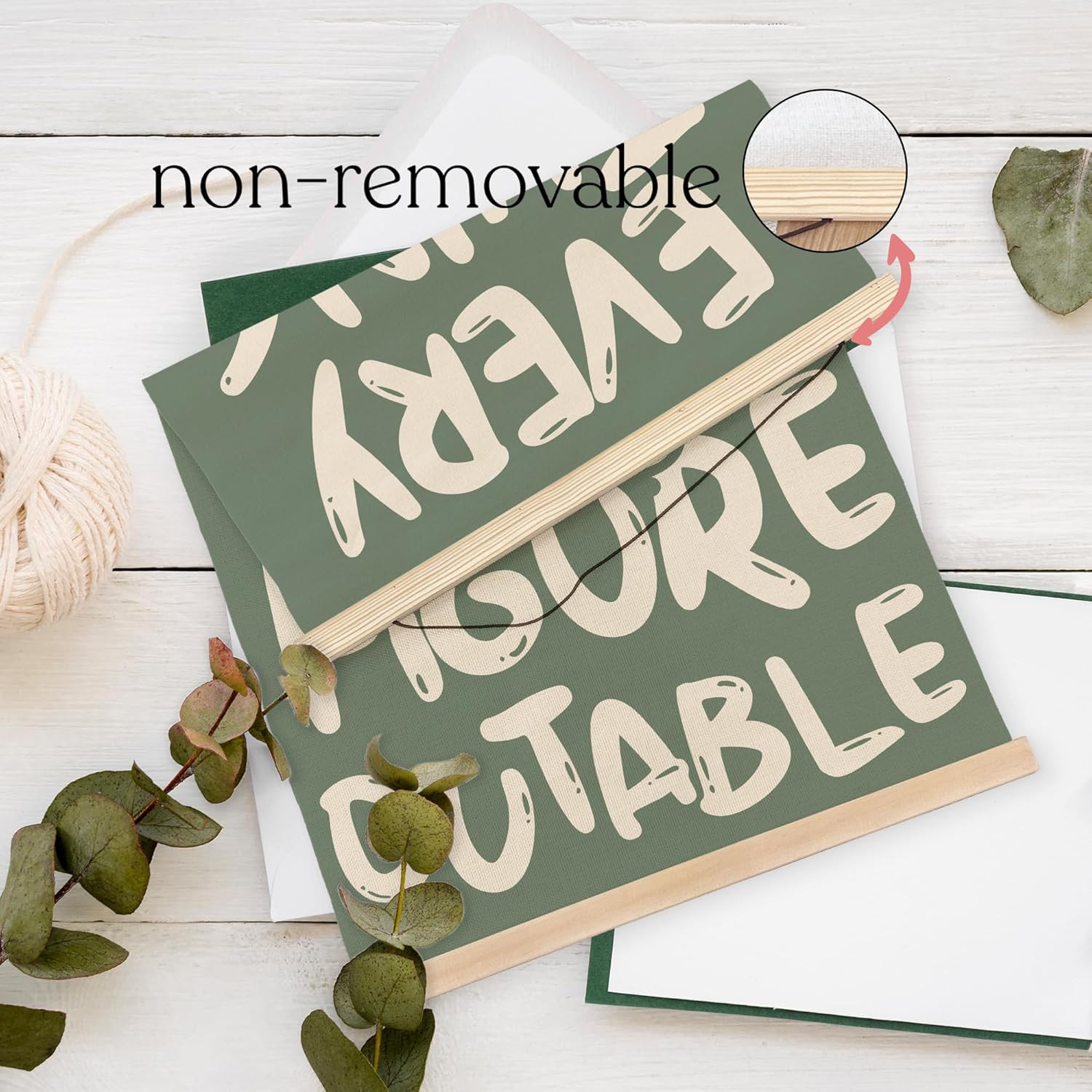 Everything Is Figureoutable Inspirational Wall Art Poster Hanger Frame, Positive