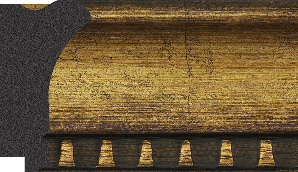 3-1/2″ A. Gold Picture Frame 11×14 12×18 16×20 24×36 30×40 36×36+ 1972-085T