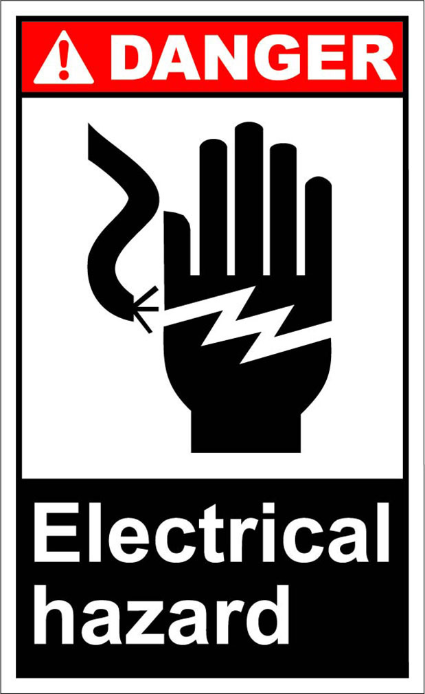 Electrical Hazard2 Danger OSHA / ANSI LABEL DECAL STICKER