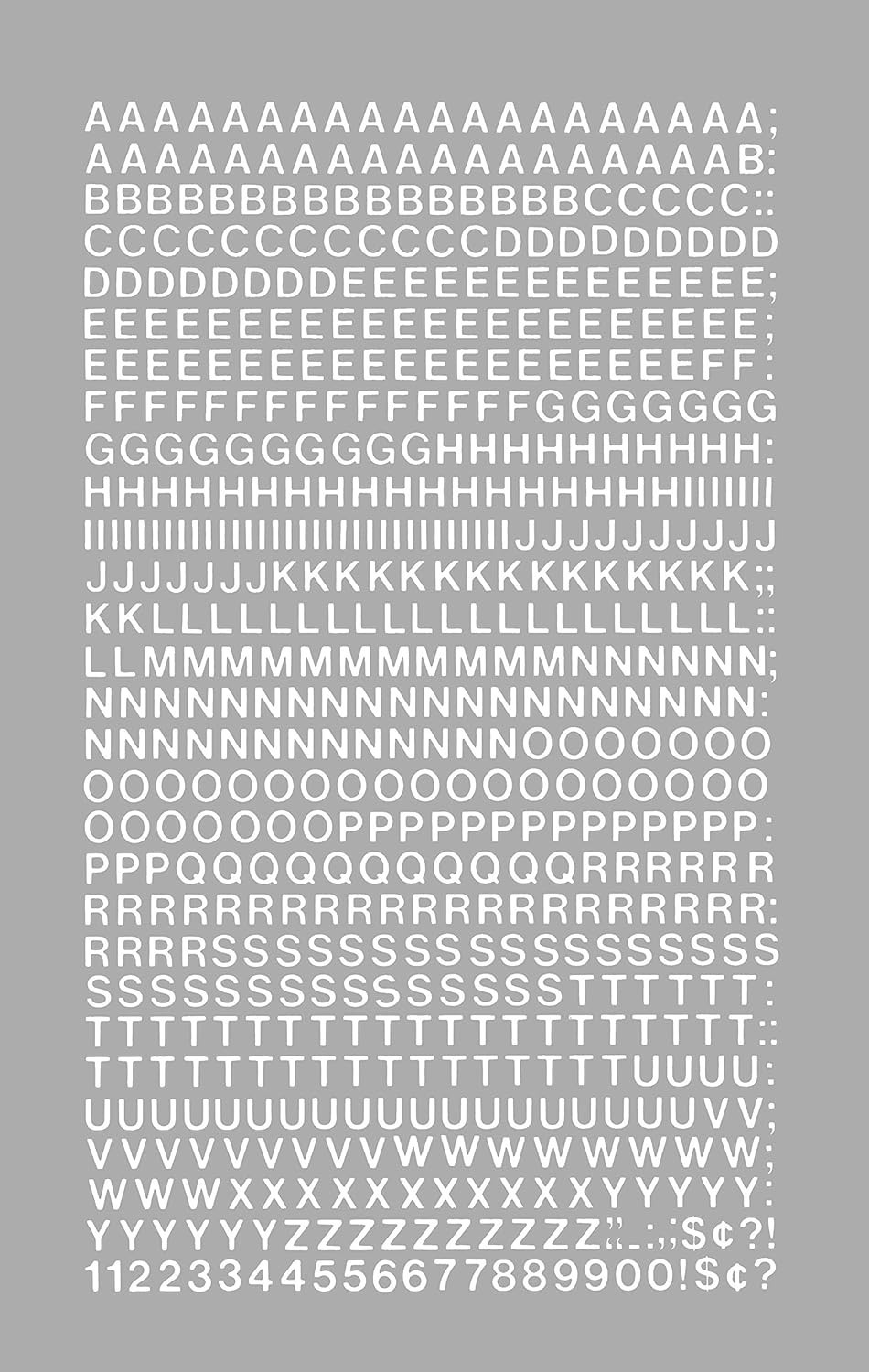 DIY Vinyl Letters and Numbers Pack – 610 Count, Perfect for Home or Business