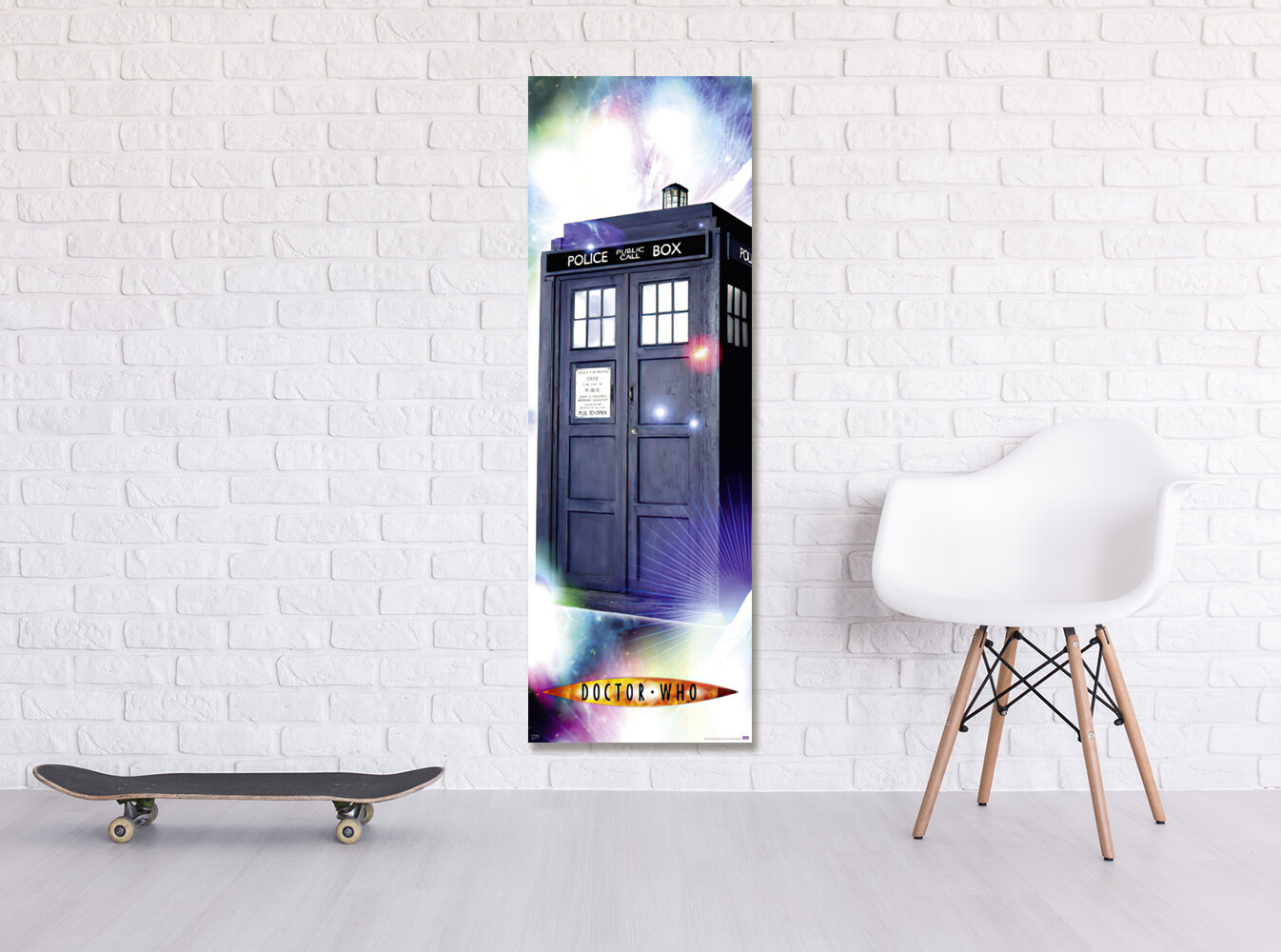 Doctor Who – TV Door Poster (The 10Th Doctor’s Tardis) (21″ X 62″) (Dr. Who)