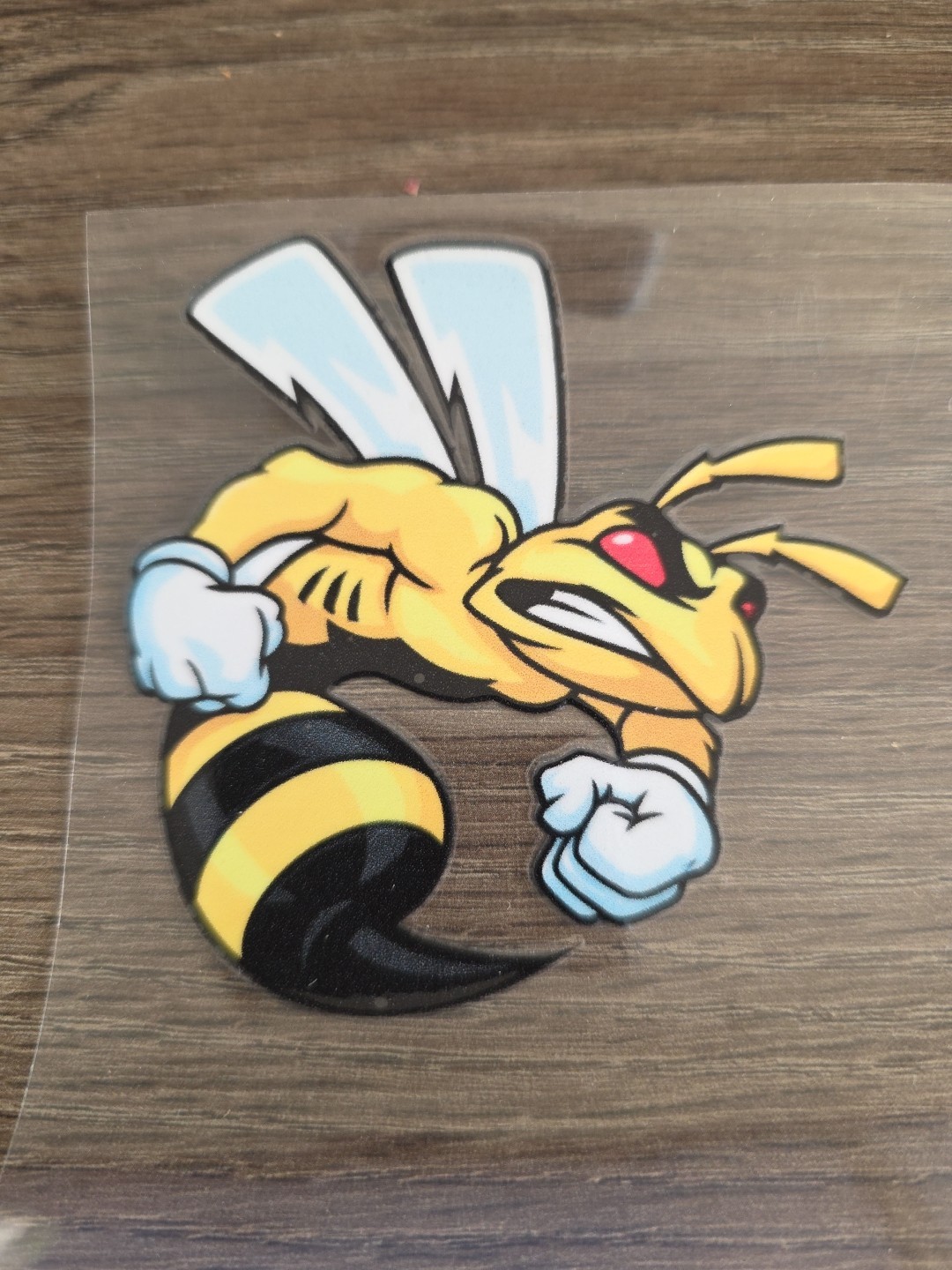 Angry Super Bee Logo UVDTF Decal Made In USA Waterproof