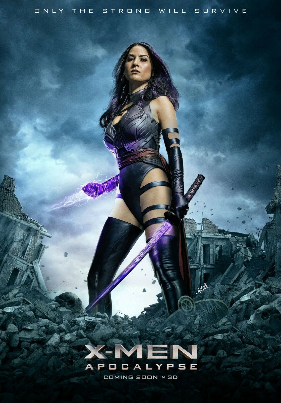 X-Men Apocalypse Psylocke Movie Poster (20×30) – Olivia Munn