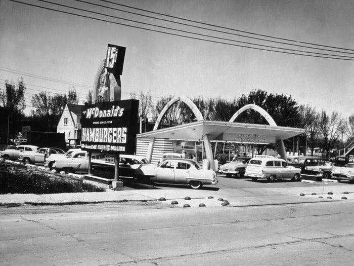McDonald’s in 1955 POSTER 24 X 18 Inches Nice Wall Art!