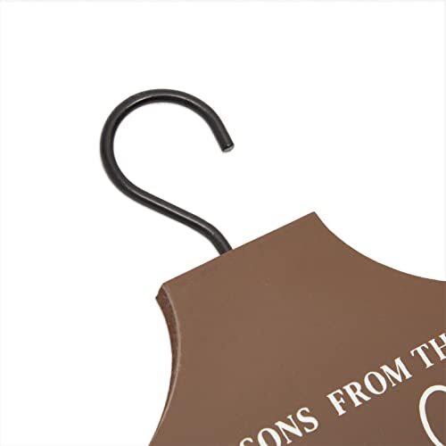 Lessons from The Laundry Room Sign Funny Hanging Wooden Wall Plaque, Cute