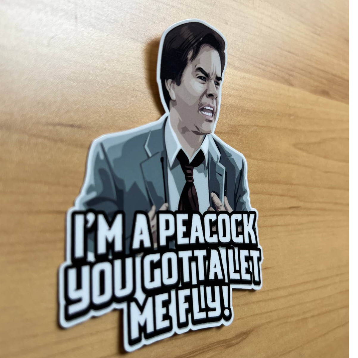 The Other Guys “Peacock” Vinyl Sticker