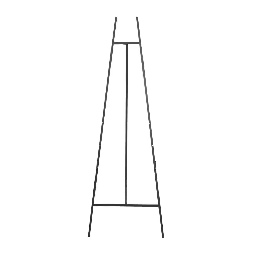 56 In. Black Metal Display 3 Tier Geometric Easel