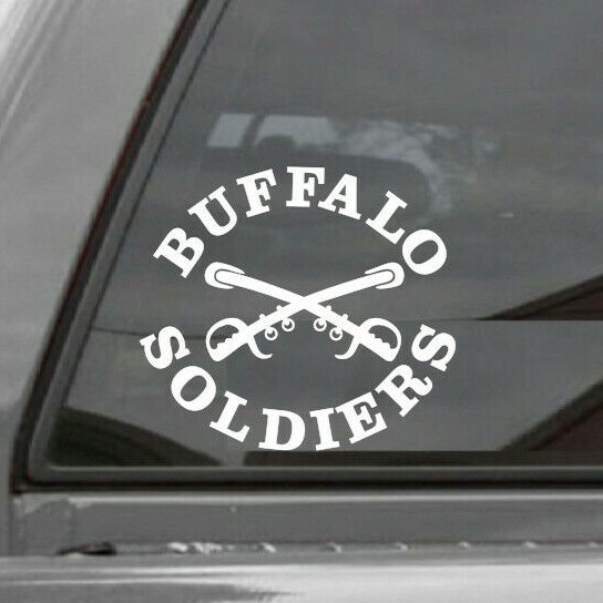 BUFFALO SOLDIERS Vinyl Window Decal Sticker U.S. ARMY