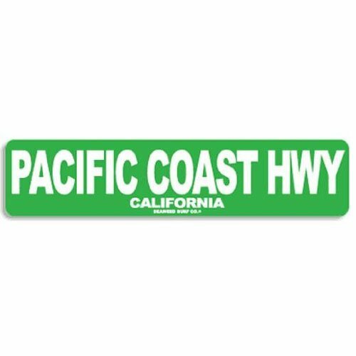Pacific Coast Hwy PCH 18 in x 4 in Aluminum Street Sign