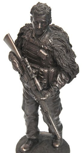 Khaki Army: Sniper, Uruzgan Province, Afghanistan NA0039 Bronze Finish Military