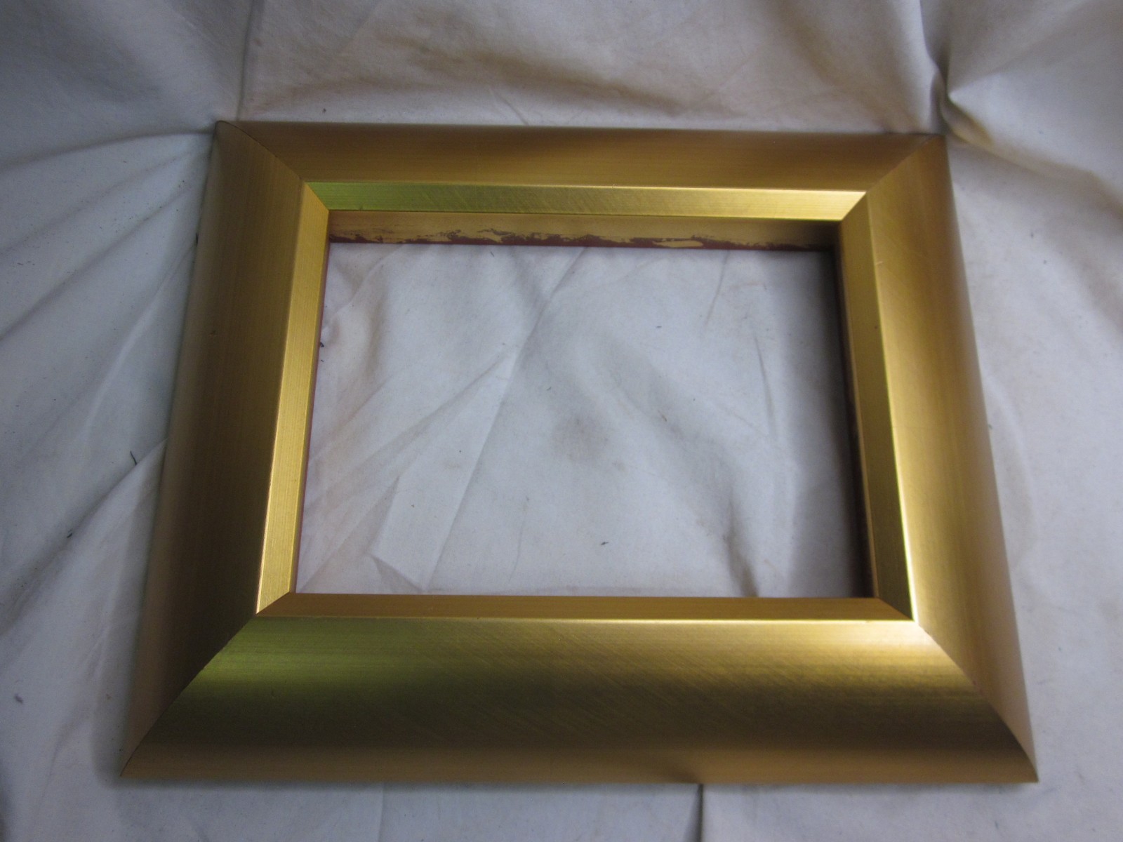 large thick rounded edge 6″ x 8″ wooden frame art canvas display wood S/N 317050