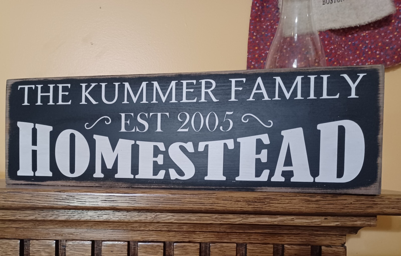 custom Personalized 24 x 5.5 sign Your wording that will fit