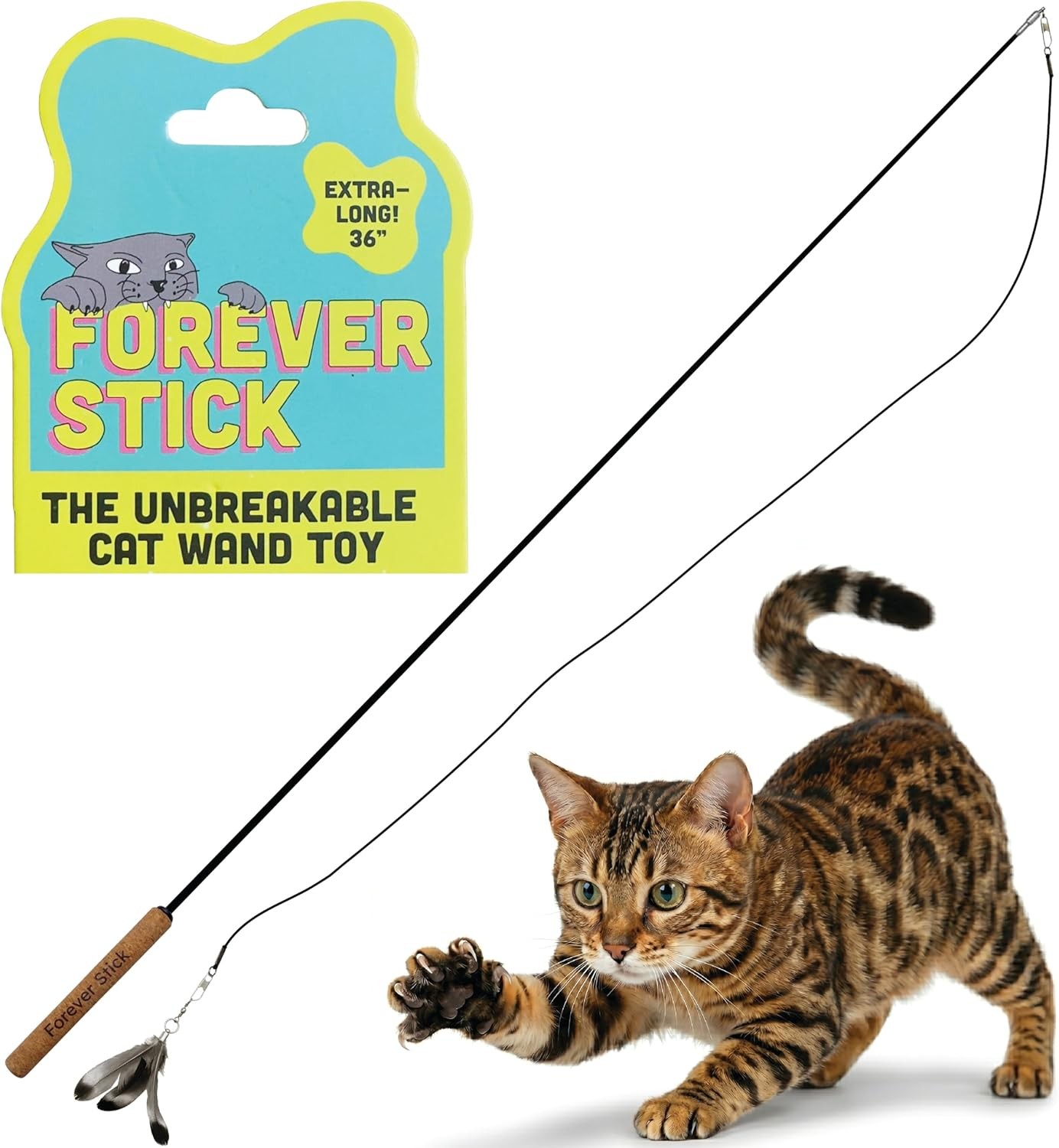 Forever Stick Cat Wand Toy Durable