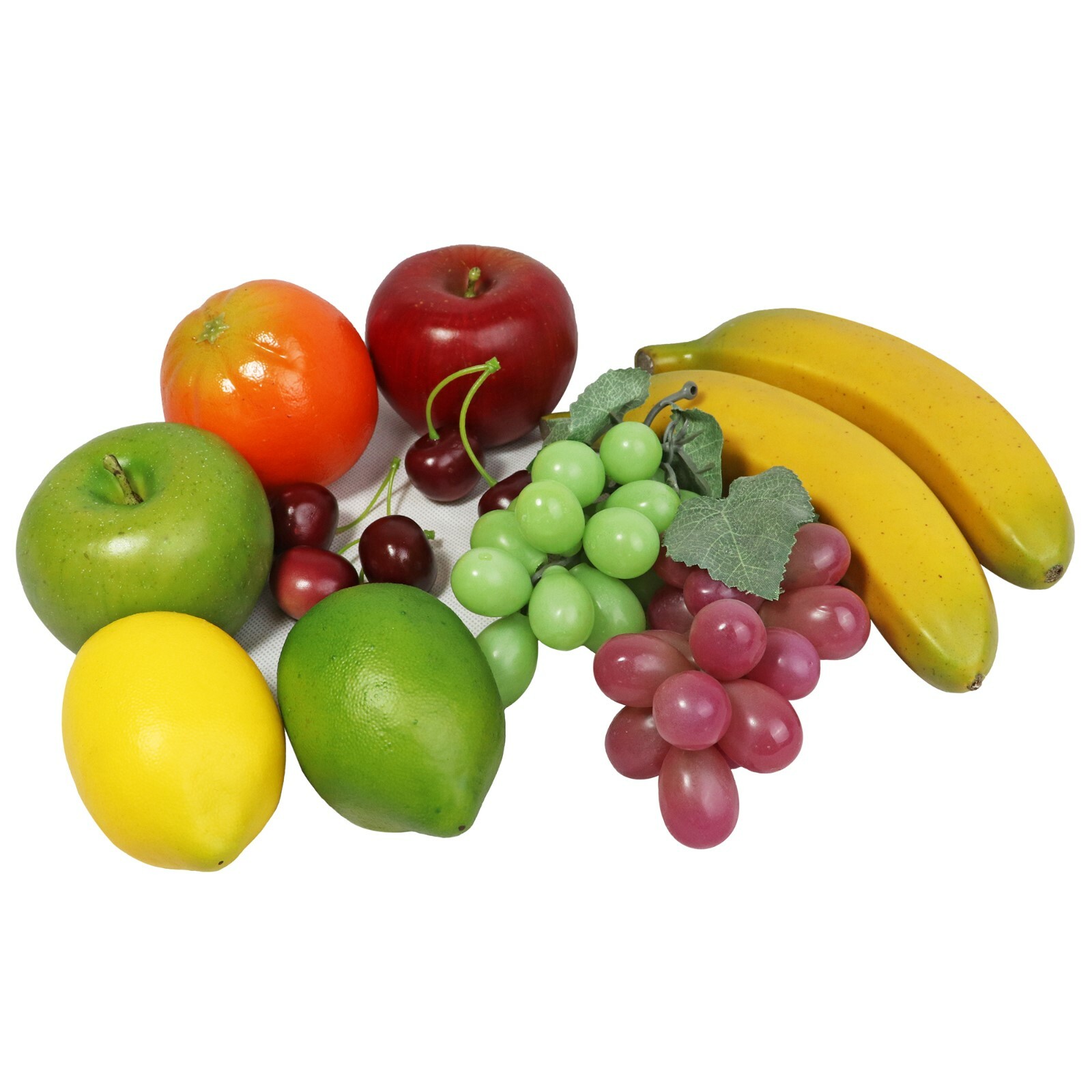 Artificial Fruit Mix Fake Fruit Realistic Lifelike Hand Made Decoration 12pcs
