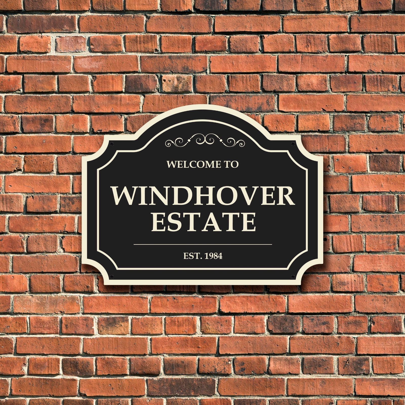 Custom Metal Sign Outdoor Business Parking Property Sign decor