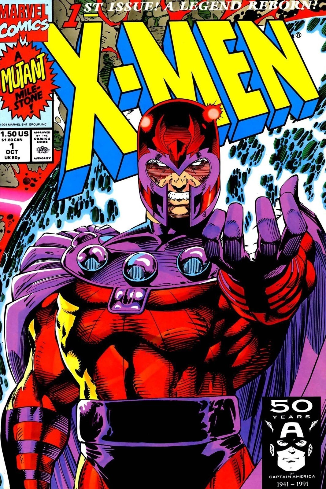 X-Men Magneto COMIC BOOK COVER Poster print 11″x17″ home decor