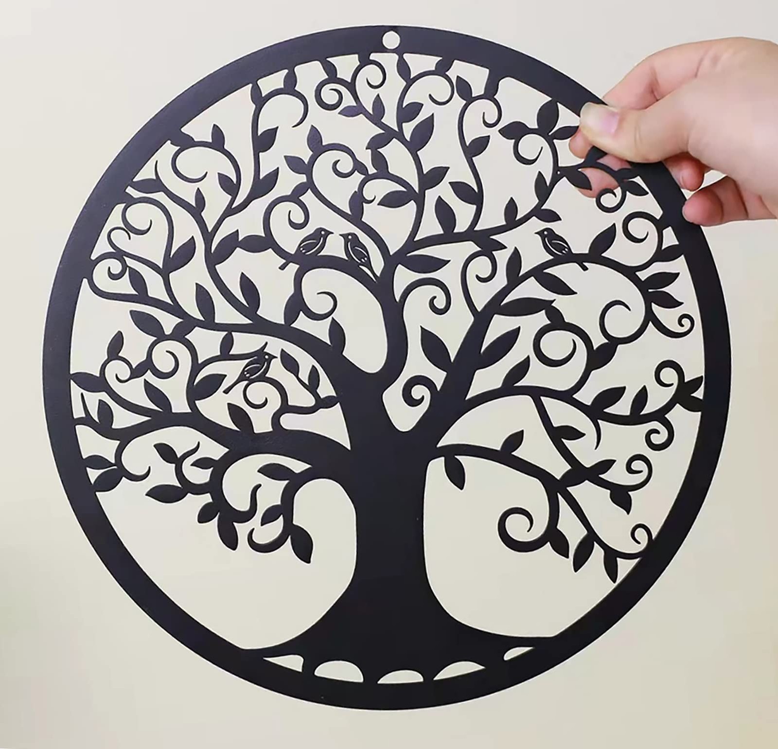 RESACO Tree of Life Wall Art Metal Tree Life Wall Decor Family Tree Wall Plaq…