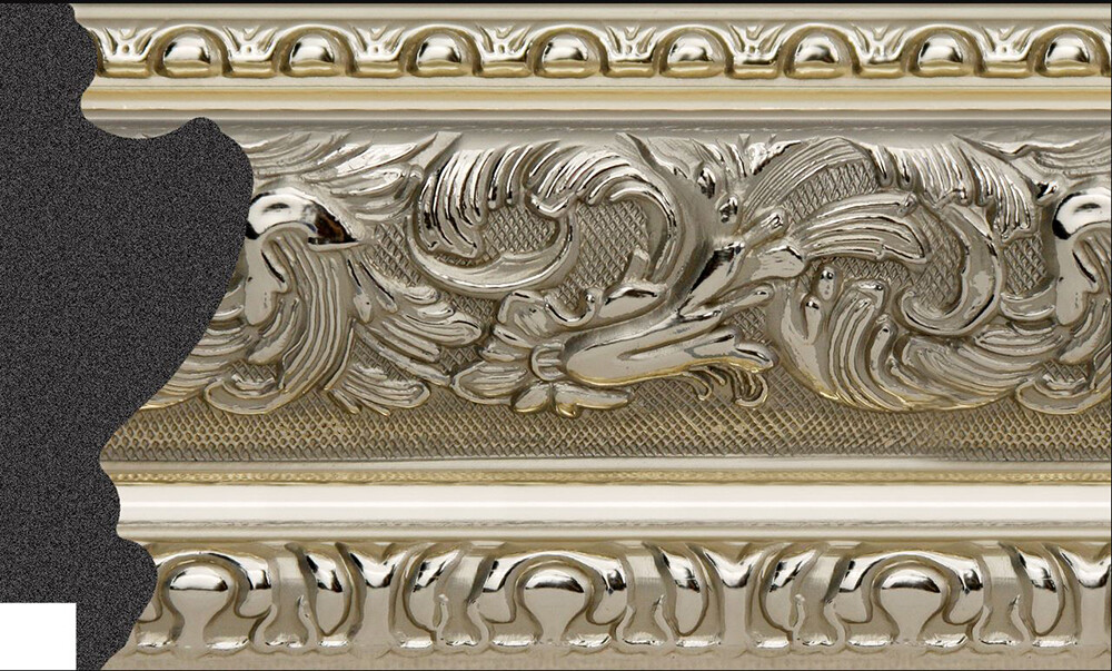 3-1/2″ Ornate Silver Picture Frame 11×14 12×18 16×20 24×36 30×40 36×36+ 3348A44