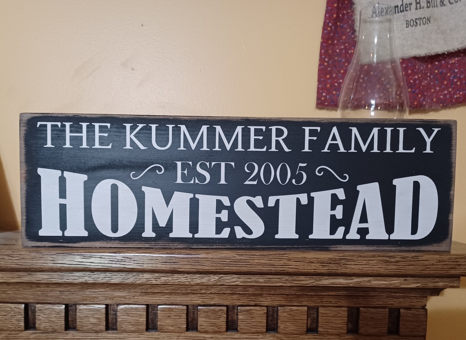 custom Personalized 24 x 5.5 sign Your wording that will fit
