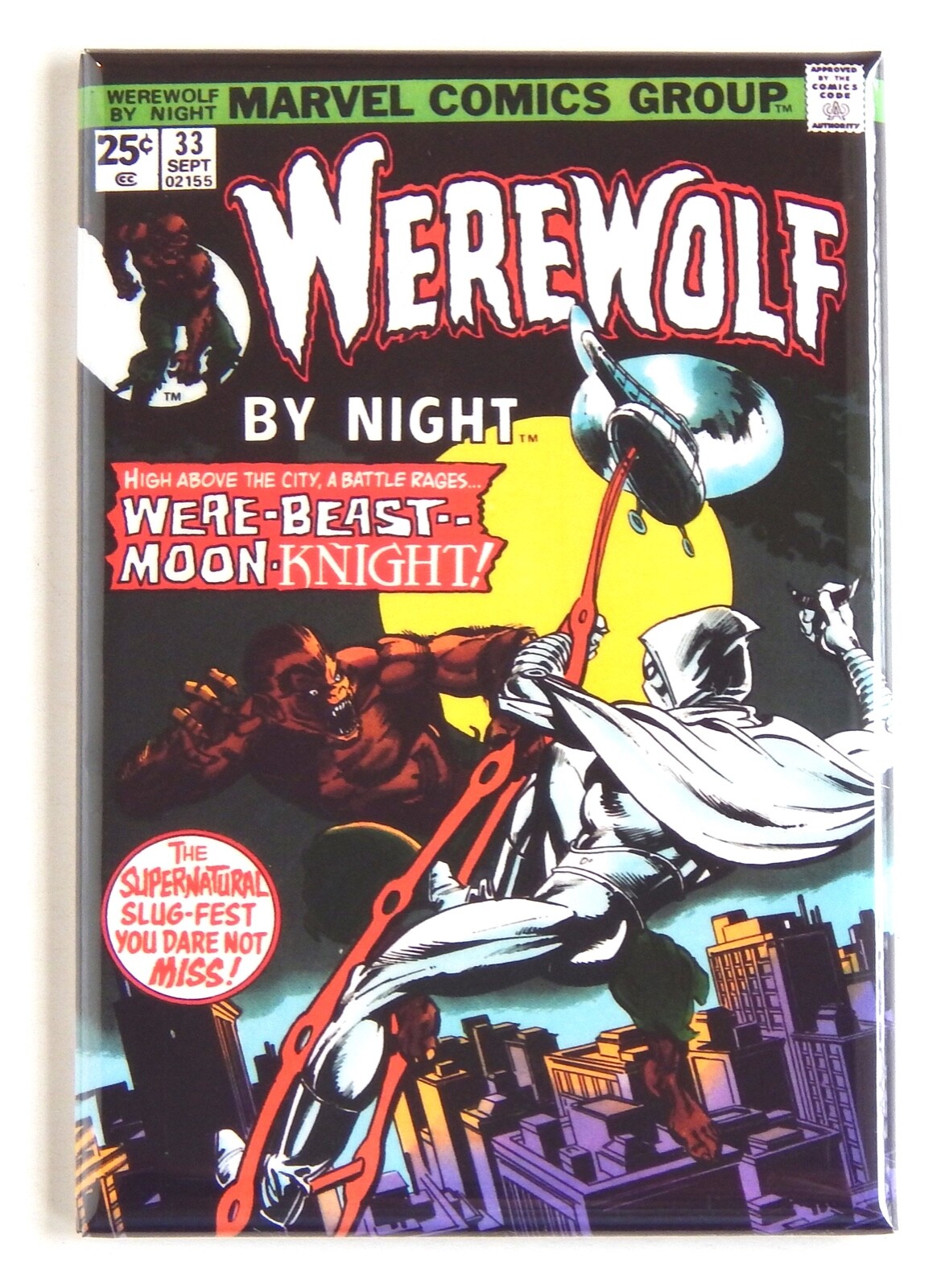 Werewolf By Night #33 FRIDGE MAGNET comic book moon knight