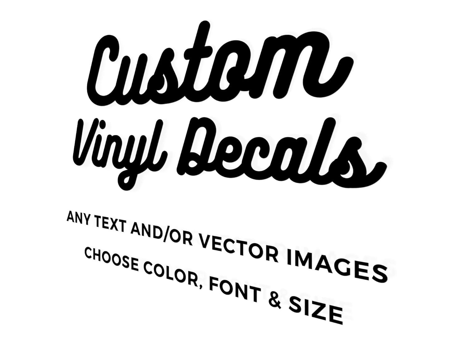 Custom Printed Full Color Outdoor Vinyl Car Bumper Sticker Decal Die Cut