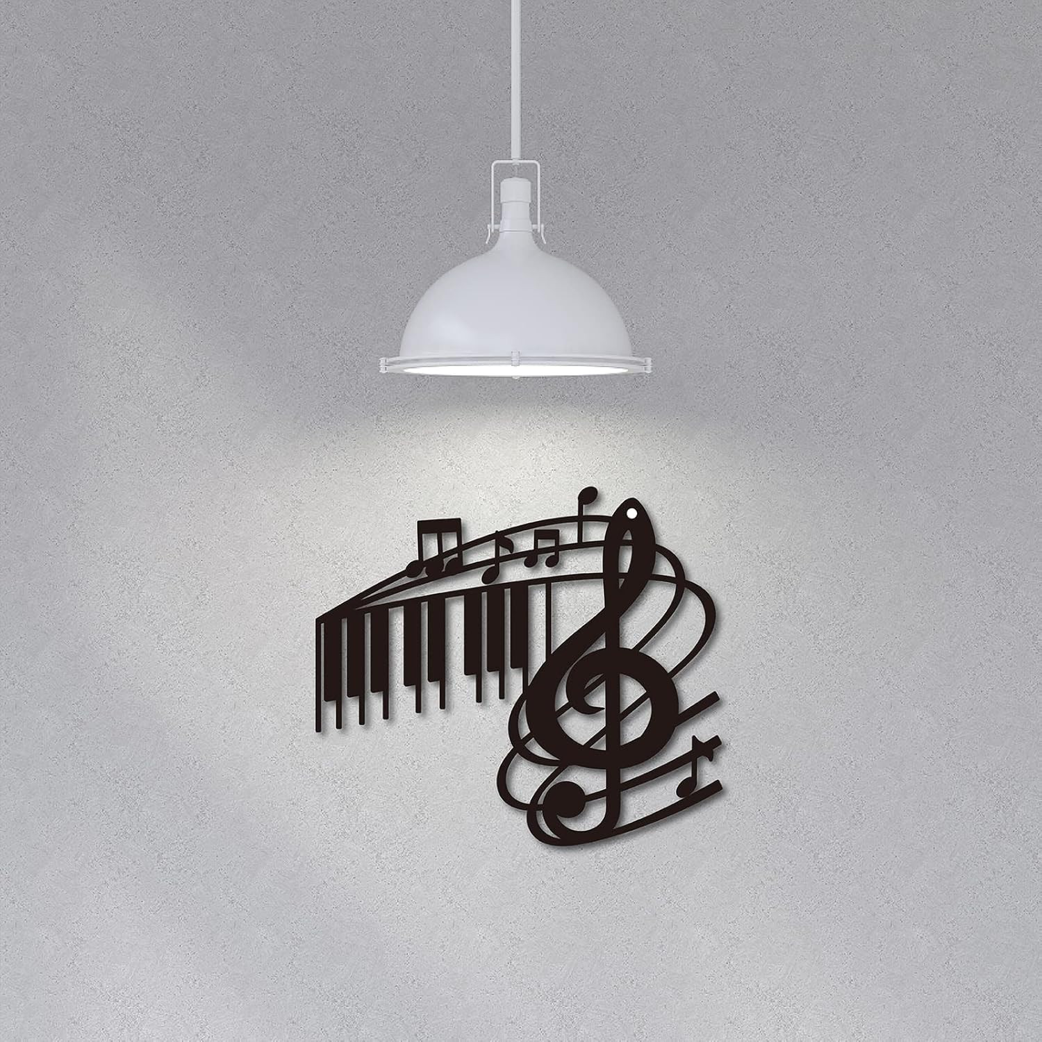 Metal Wall Art Music Note Decor Wall Hanging Plaques Ornaments Iron Wall Art Scu