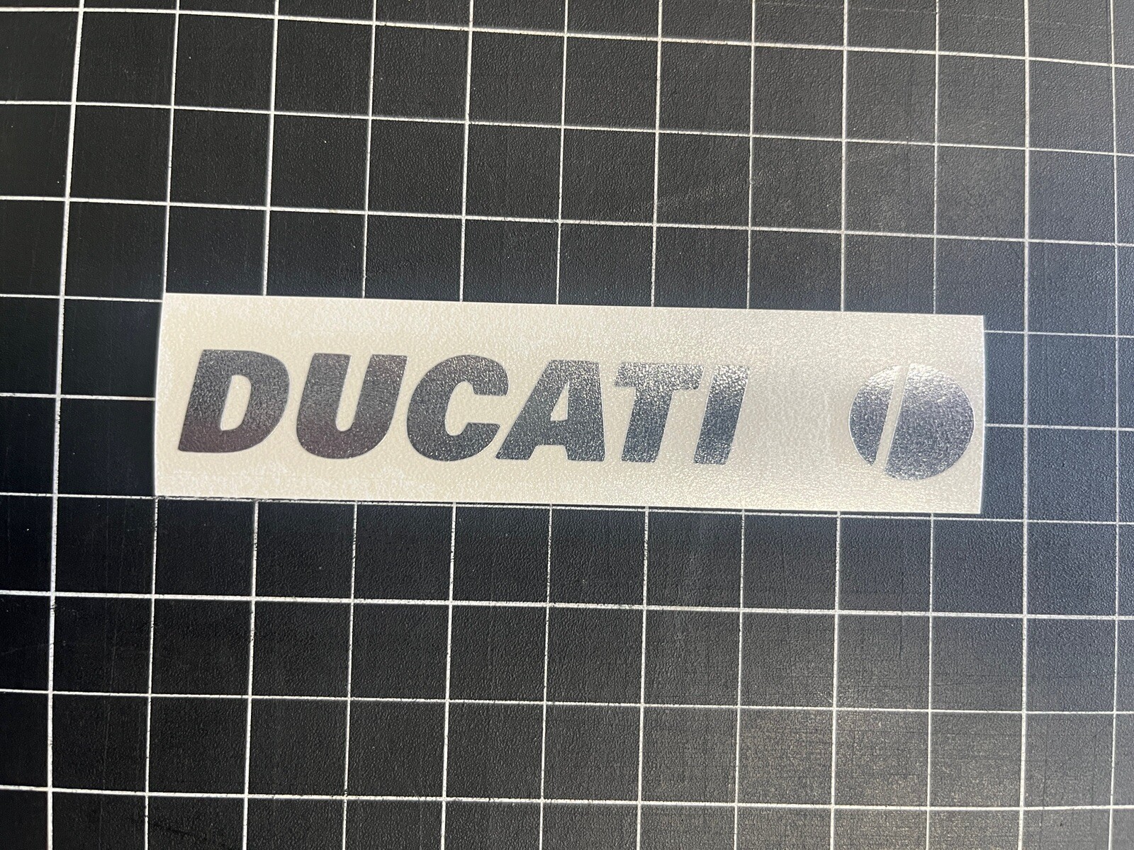 Chrome Ducati LOGO Vinyl Decal Sticker Emblem Car Truck Window 4″ 6″ 8″