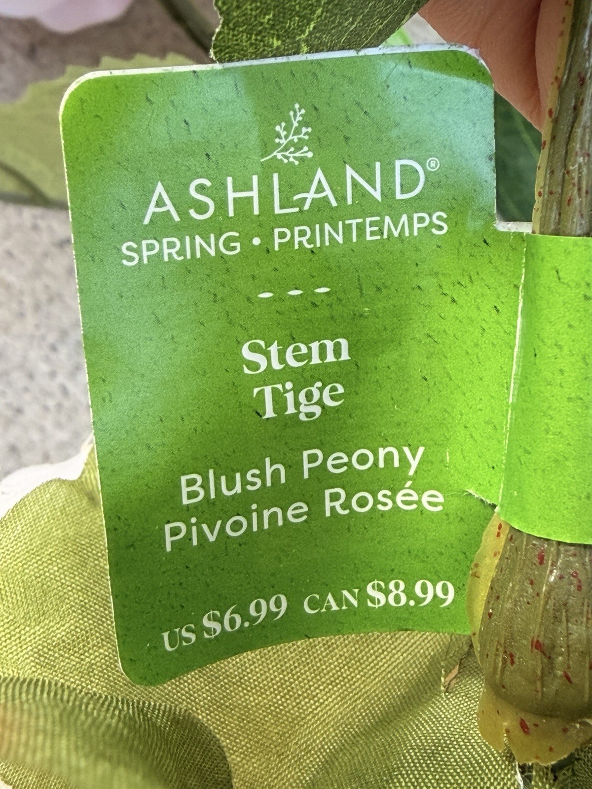 Ashland Spring Faux Floral Stems Lot 4 Pink Hydrangea Blush Peony Silk Flowers