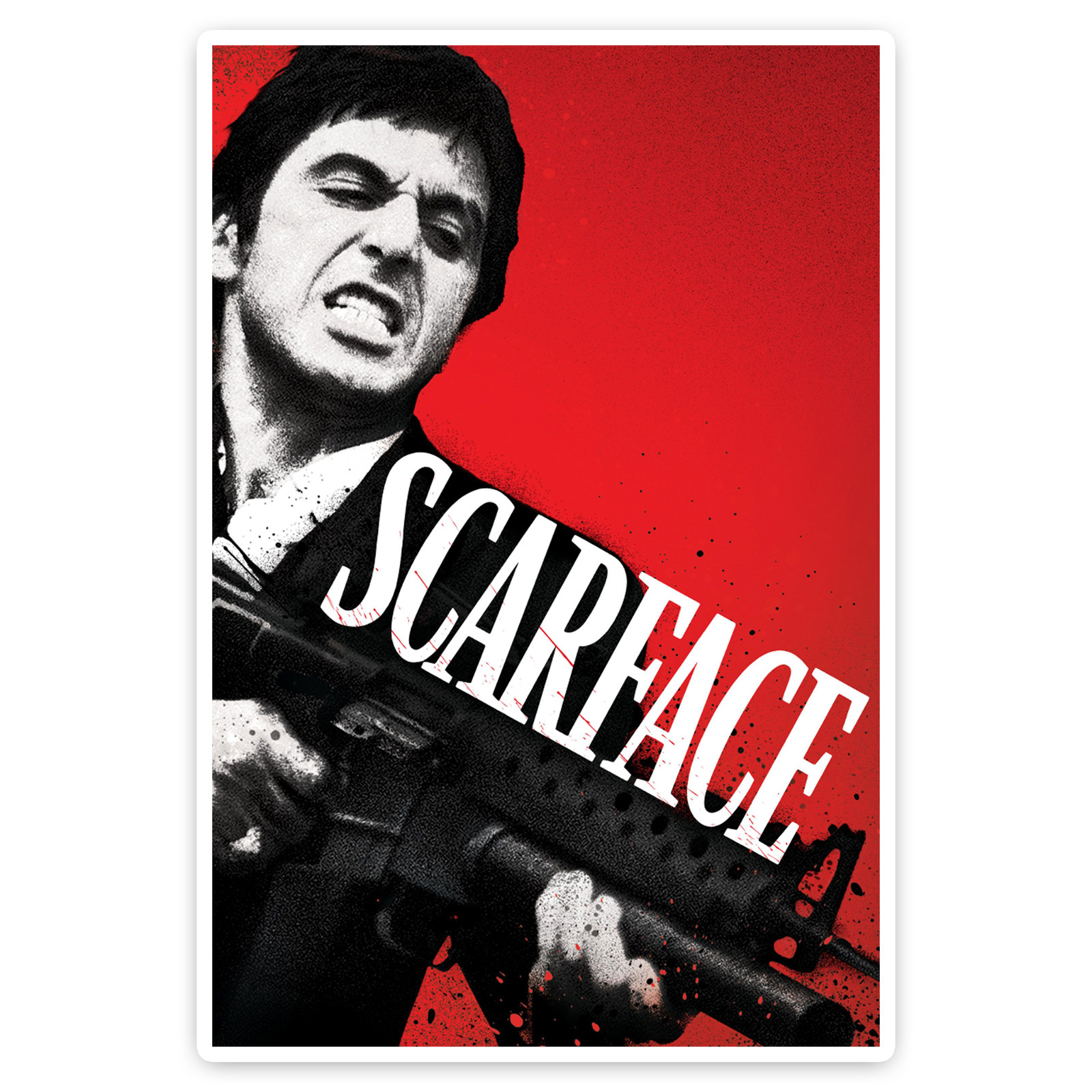 Scarface Sticker 4 Inch Vinyl Decal Movie Cinema Classic Flix Artwork
