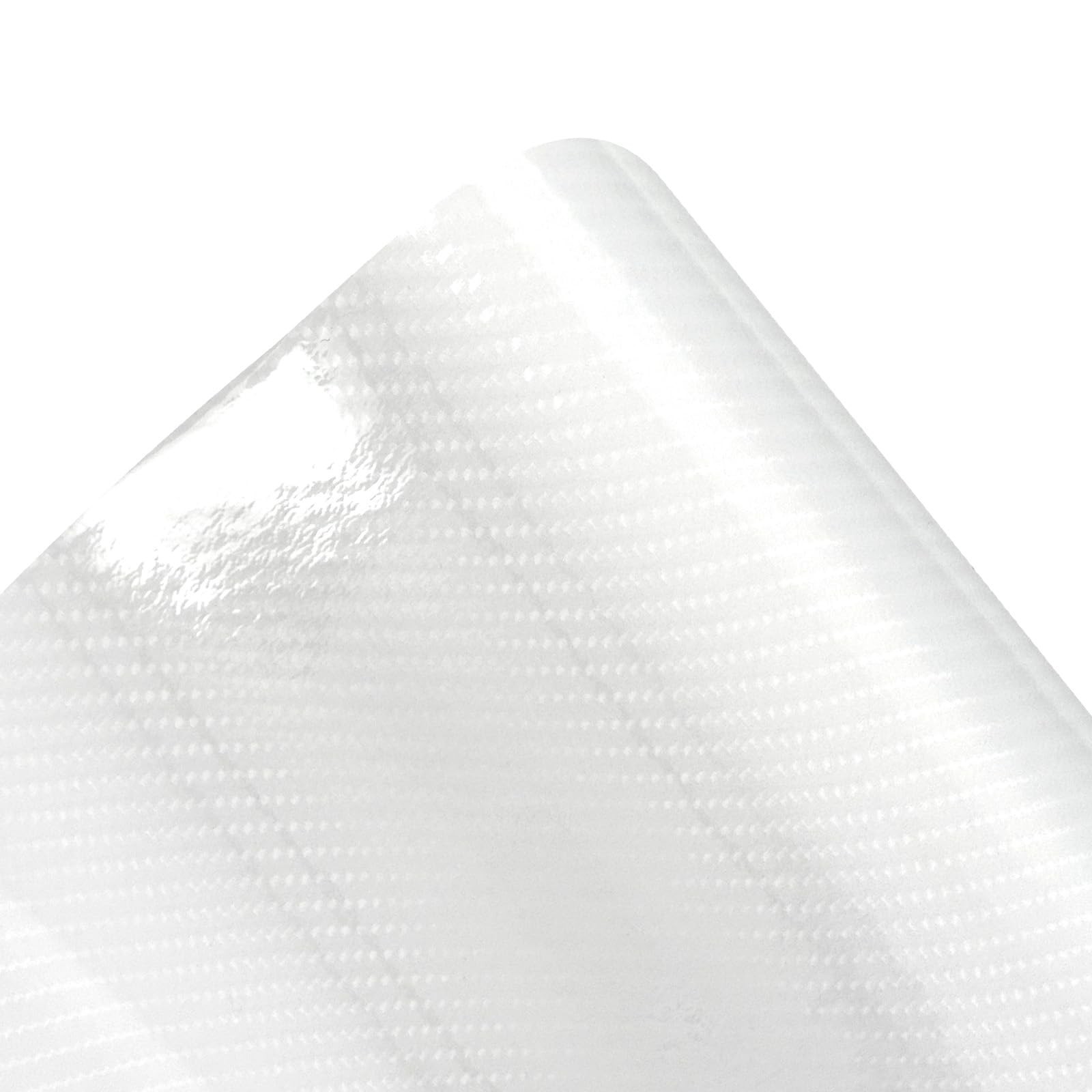 White Carbon Fiber Vinyl Wrap for Cars, 6D High Gloss Car Wrap Vinyl Roll wit…