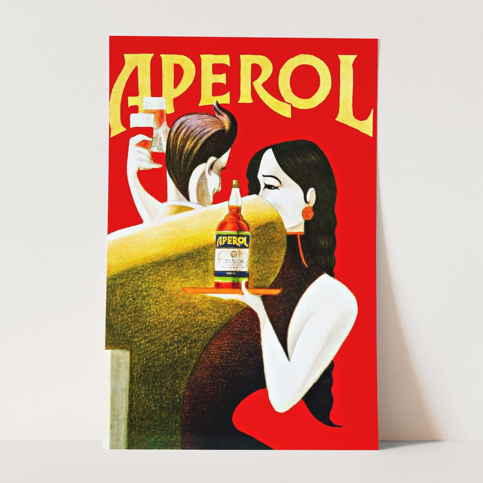 Aperol Spritz Vintage Advertising Drinking Bar Decor Wall Art Poster Print