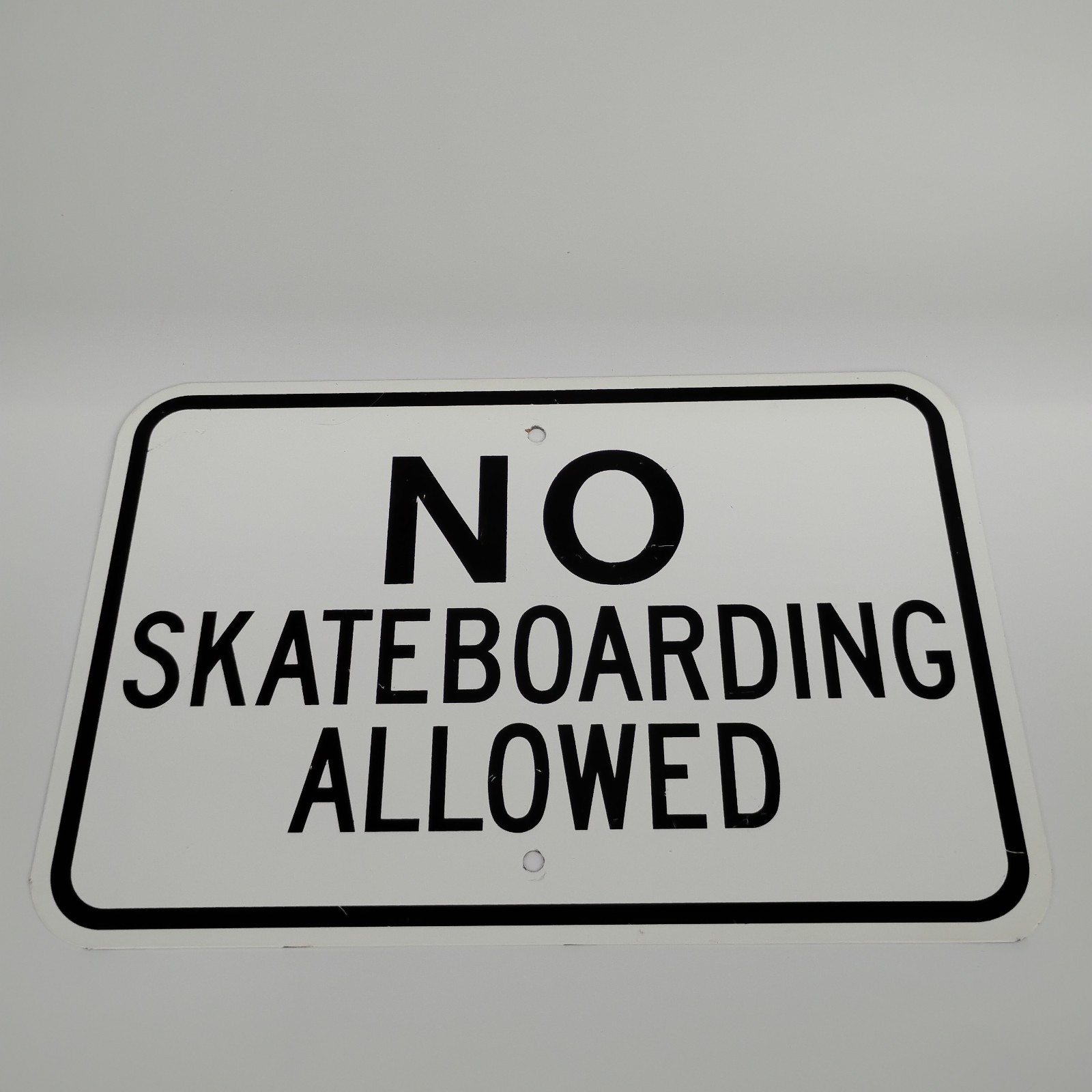 No Skateboarding Allowed Heavy Steel Metal Sign 12×18 Magnetic Property Safety