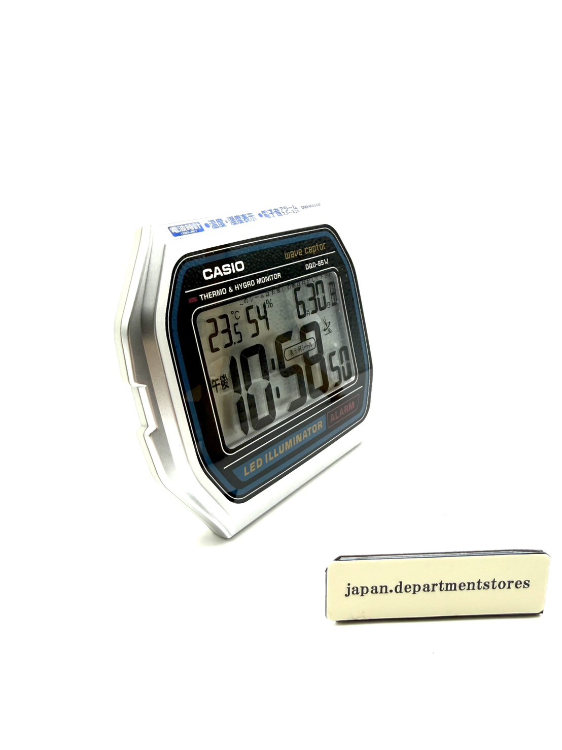 CASIO WAVE CEPTOR A158WA electric wave alarm clock DQD-851J-8JF Japan