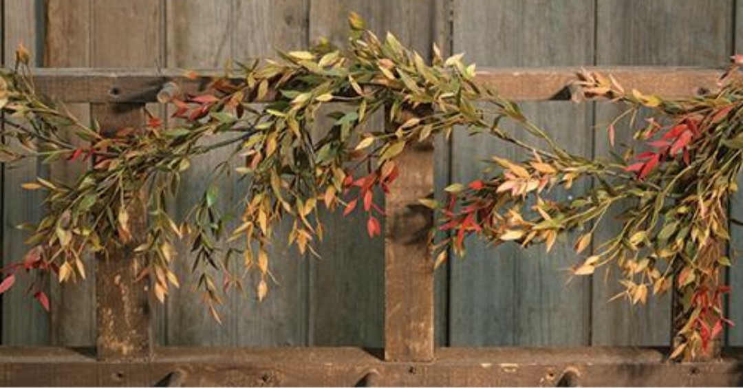 72″ Velvet Ash Fall Autumn Garland