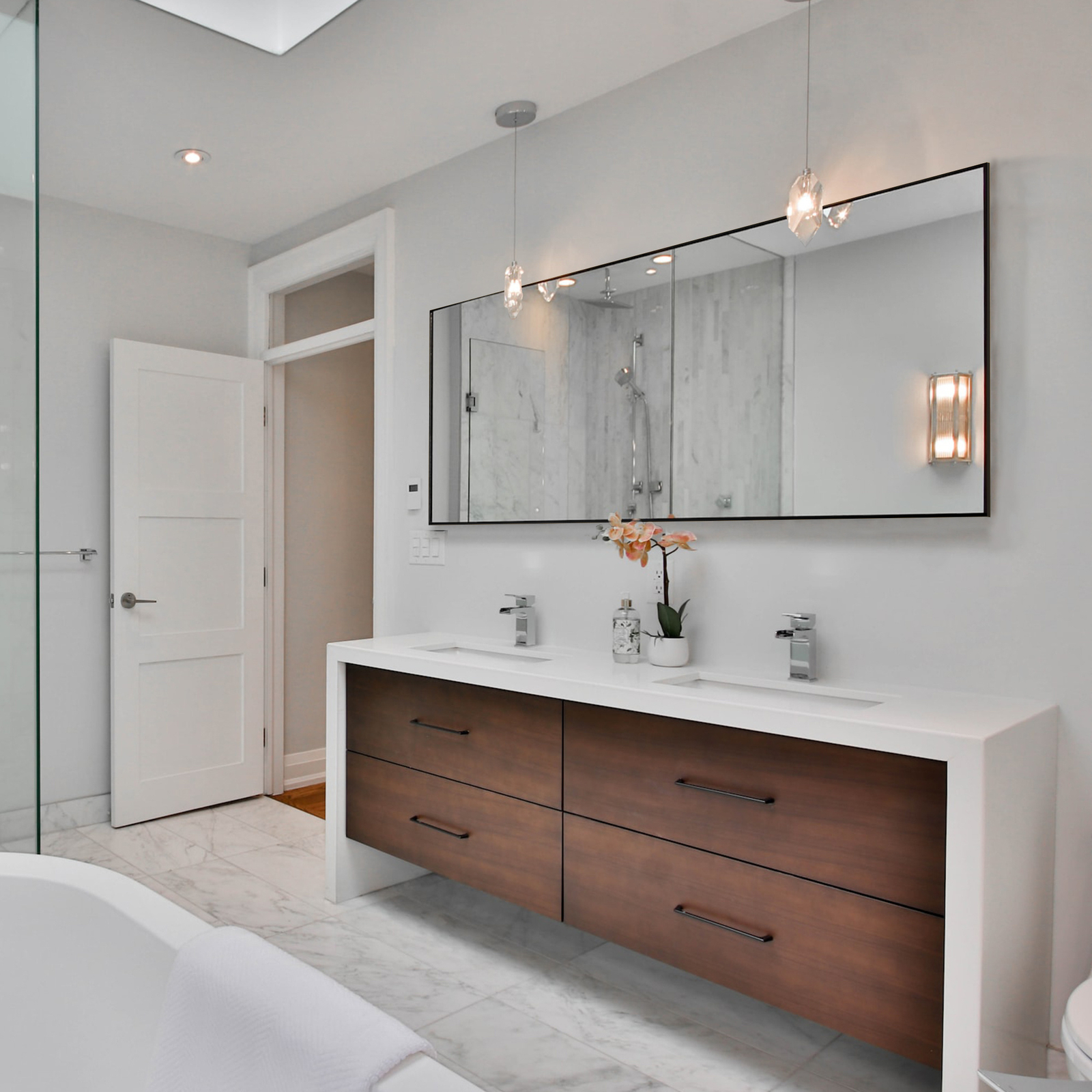 Full Length Mirror Horizontal/vertical Stand/Hang/Lean Wall-mounted For bathroom